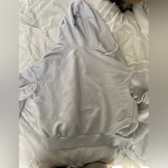 Garage white cropped zip up - Picture 3 of 3